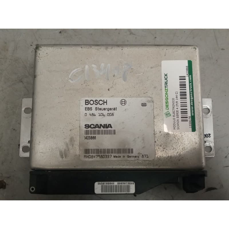 Recambio de modulo electronico para scania serie 4 (p/r 144 c) 14.2 diesel referencia OEM IAM 1423866 CENTRALITA EBS 0486106008 - Blanco