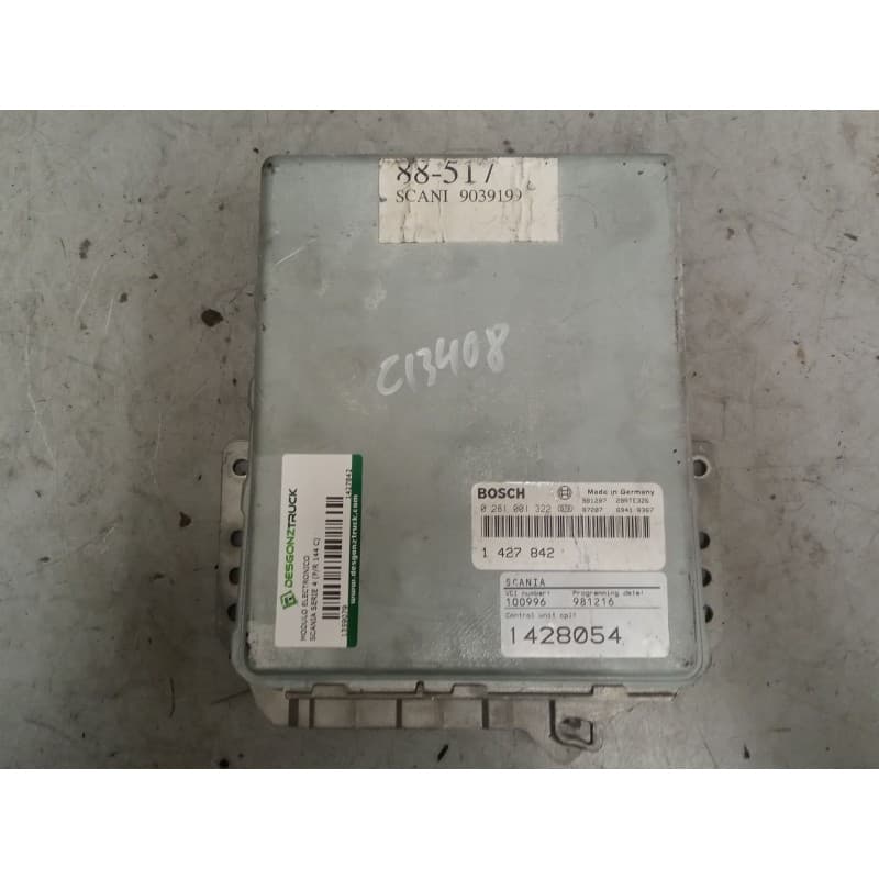Recambio de modulo electronico para scania serie 4 (p/r 144 c) 14.2 diesel referencia OEM IAM 1427842 0281001322 - Blanco