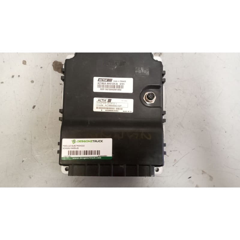 Recambio de modulo electronico para scania magnus referencia OEM IAM AC966880 AC966880SP ACTIMUX MASTER 25 STD1 - Amarillo