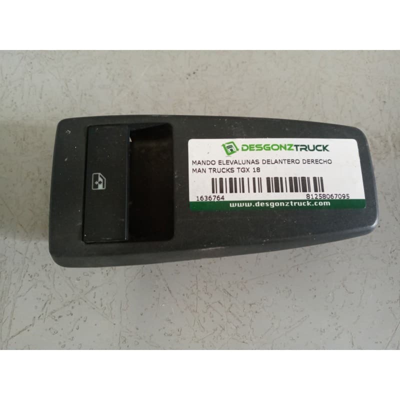 Recambio de mando elevalunas delantero derecho para man trucks tgx 18 18..400 fllw/n referencia OEM IAM 81258067095