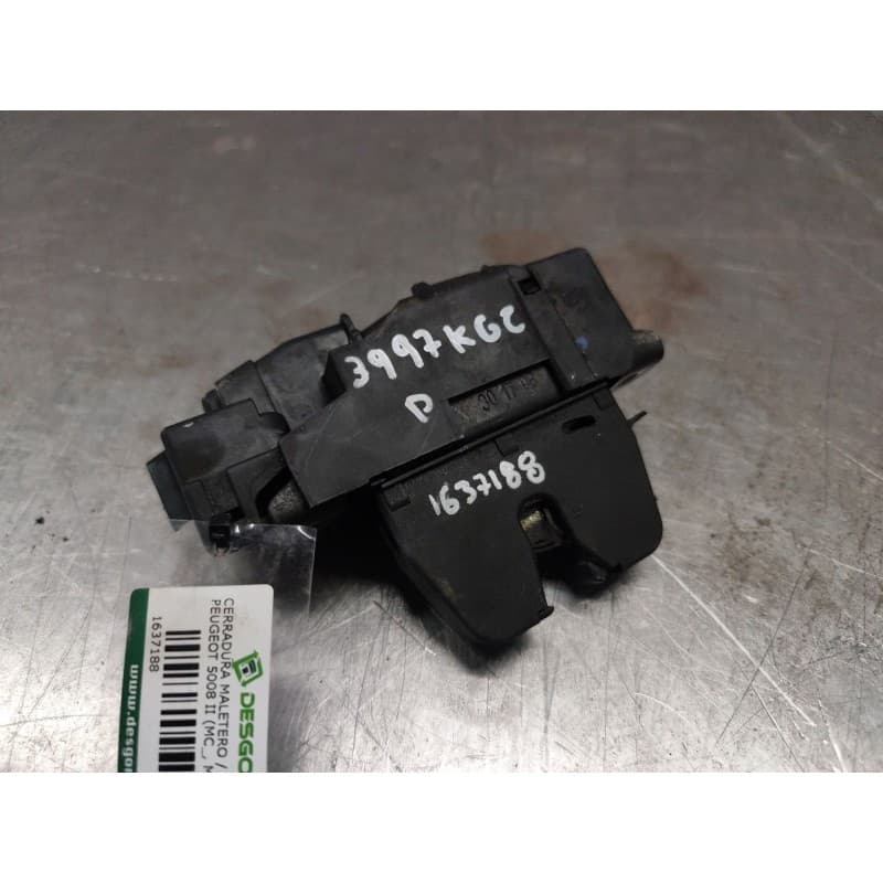 Recambio de cerradura maletero / porton para peugeot 5008 ii (mc_, mj_, mr_, m4_) 1.6 bluehdi 120 referencia OEM IAM 9816195880 - Blanco