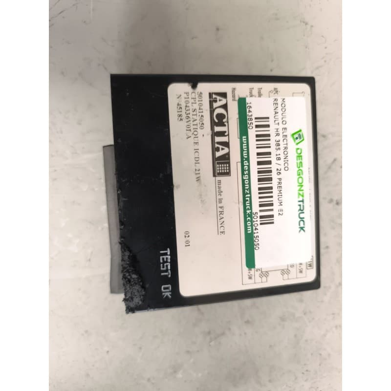 Recambio de modulo electronico para renault hr 385.18 / 26 premium e2 11.1 diesel referencia OEM IAM 5010415050 - Azul