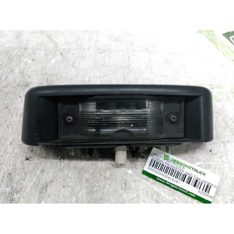 Recambio de piloto matricula para nissan primastar autobús (x83) dci 140 referencia OEM IAM 8200434687 2651000QAH 93854773 - Blanco