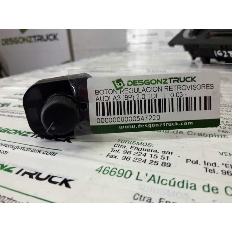 Recambio de boton regulacion retrovisores para audi a3 (8p) 2.0 tdi referencia OEM IAM - Rojo