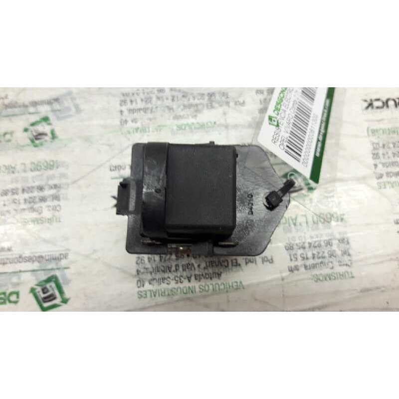 Recambio de resistencia electroventilador para opel vivaro combi 2.7t corto referencia OEM IAM - Blanco