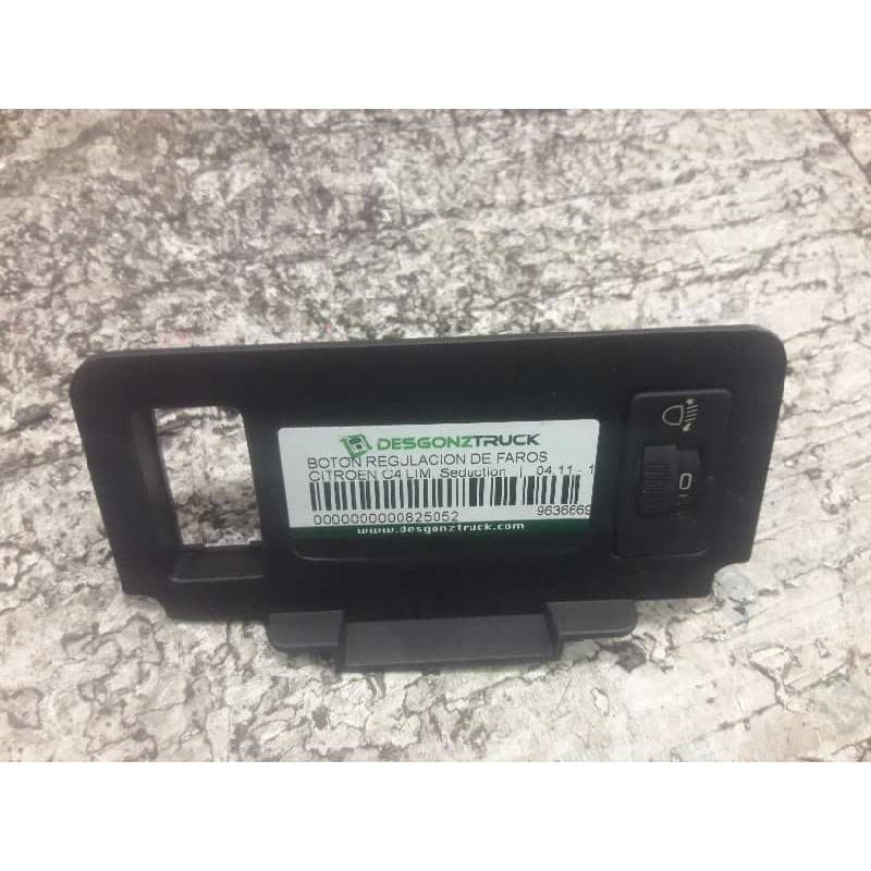 Recambio de boton regulacion de faros para citroën c4 lim. seduction referencia OEM IAM 96366692XT 3 PINS - Azul