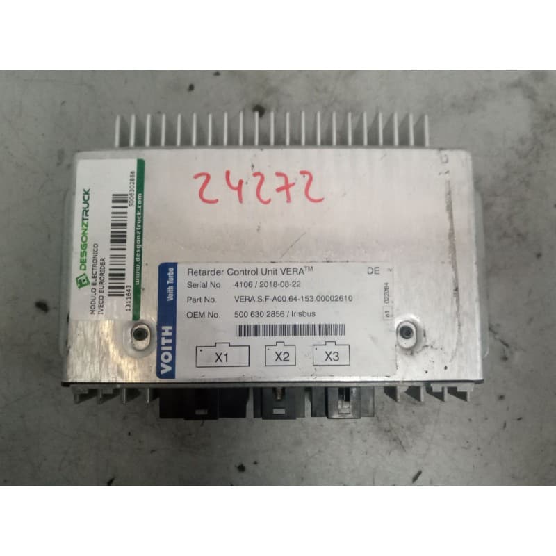 Recambio de modulo electronico para iveco eurorider d-43 referencia OEM IAM 5006302856 CENTRALITA RETARDER - Crema