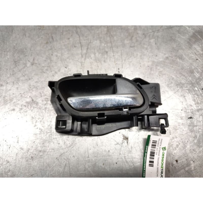 Recambio de maneta interior trasera derecha para peugeot 207 sw confort referencia OEM IAM - Blanco