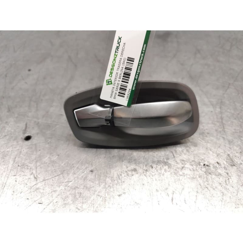 Recambio de maneta interior trasera derecha para bmw serie 5 berlina (e60) 520d referencia OEM IAM - Negro