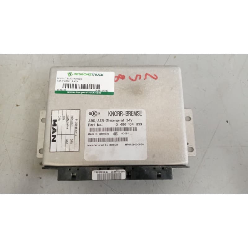 Recambio de modulo electronico para man f 2000 19.464 fsa 19.464 fls gran espacio referencia OEM IAM 0486104033 81259356710 - Blanco