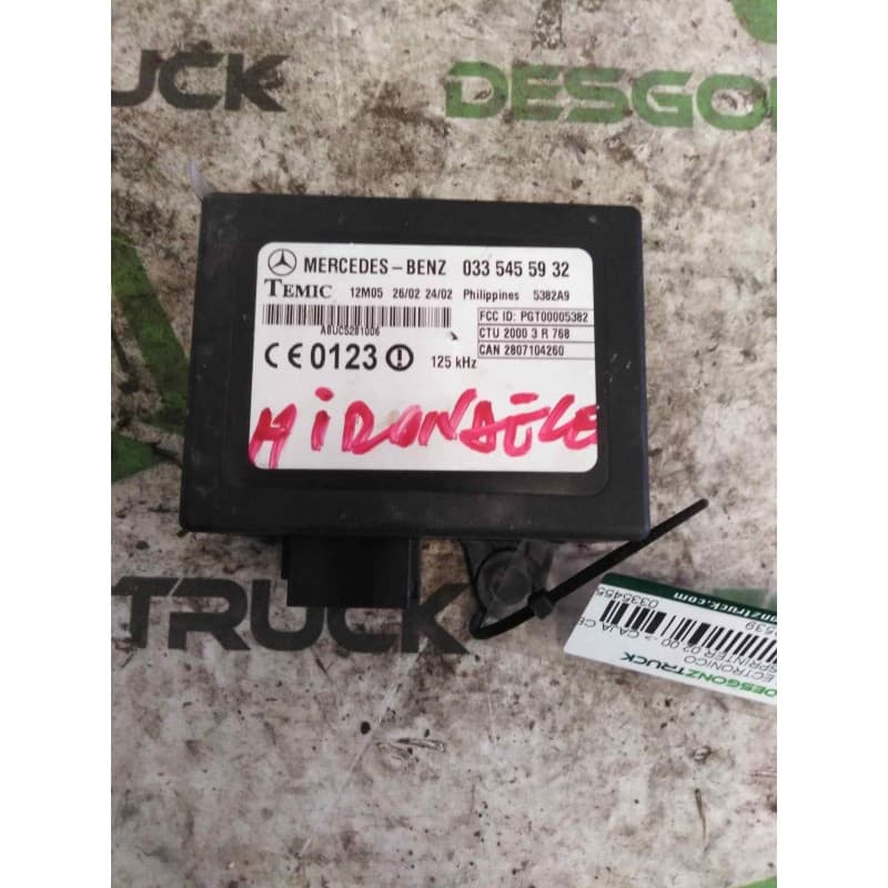 Recambio de modulo electronico para mercedes-benz sprinter 02.00 caja cerrada 413 cdi (904.662) referencia OEM IAM 0335455932 C - Blanco