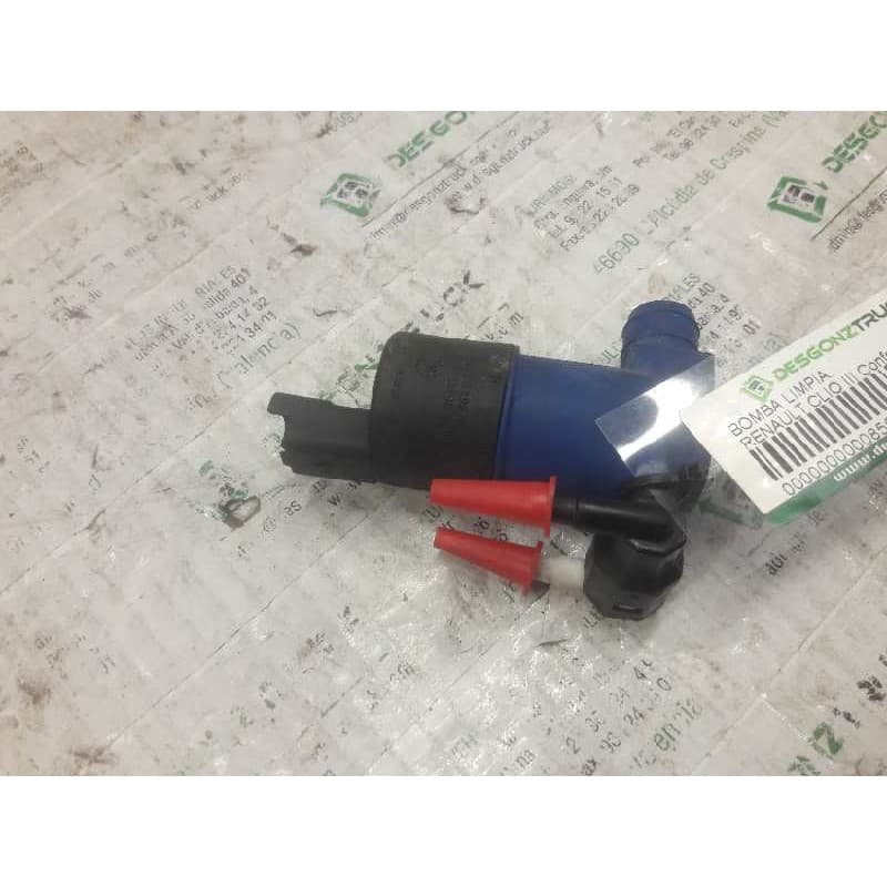 Recambio de bomba limpia para renault clio iii confort dynamique referencia OEM IAM 9641553880 9641553980 2 PINS - Gris