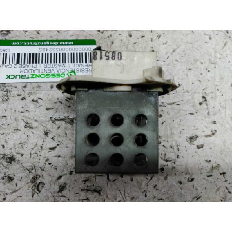 Recambio de resistencia ventilador para renault master ii phase 2 caja cerrada 2.5 dci diesel cat referencia OEM IAM D6064 - Blanco