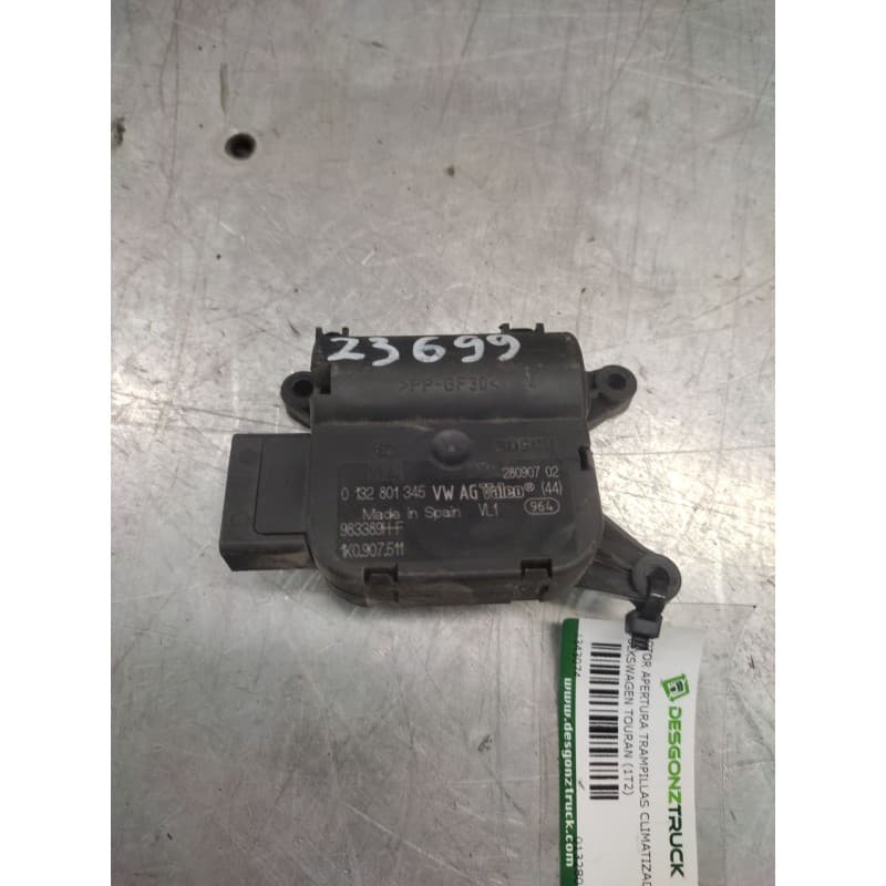 Recambio de motor apertura trampillas climatizador para volkswagen touran (1t2) advance referencia OEM IAM 0132801345 5 PINS - Negro