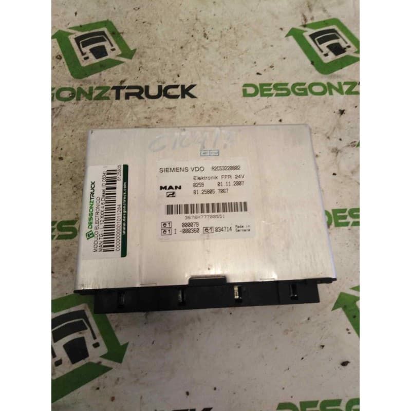 Recambio de modulo electronico para man tg - l 12.180 4.6 diesel (d 0834) referencia OEM IAM 81258057067 CENTRALITA FFR - Amarillo