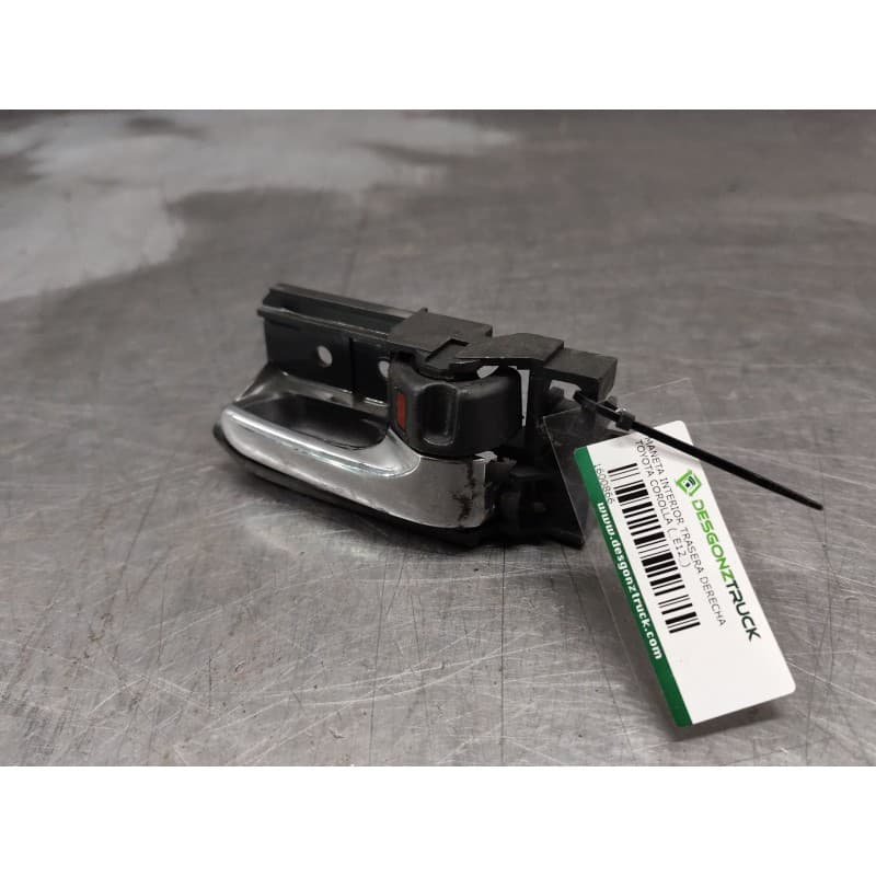 Recambio de maneta interior trasera derecha para toyota corolla (_e12_) 2.0 d-4d (cde120r_, cde120l_) referencia OEM IAM - Negro