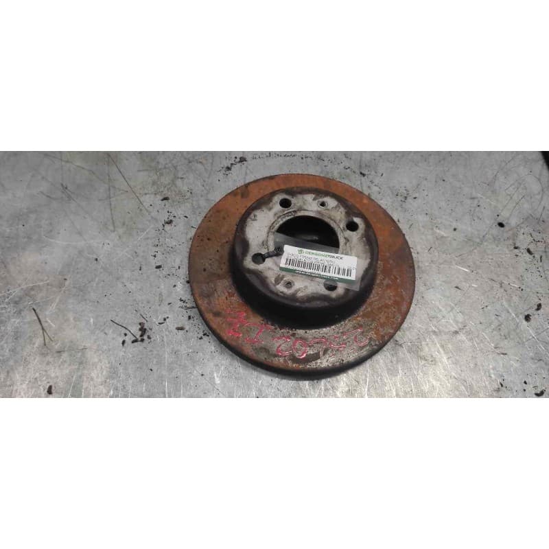 Recambio de disco freno delantero para hyundai atos prime (mx) gl referencia OEM IAM IZQUIERDO - Rojo