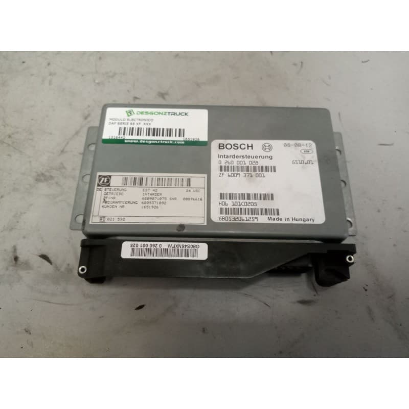 Recambio de modulo electronico para daf serie 95 xf .430 12.6 diesel referencia OEM IAM 1651926 CENTRALITA INTARDER 0260001028