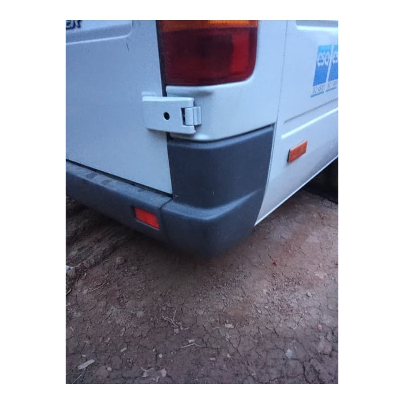 Recambio de puntera paragolpes trasera derecha para mercedes-benz sprinter 02.00 caja cerrada, techo elevado 413 cdi (904.663) - Blanco