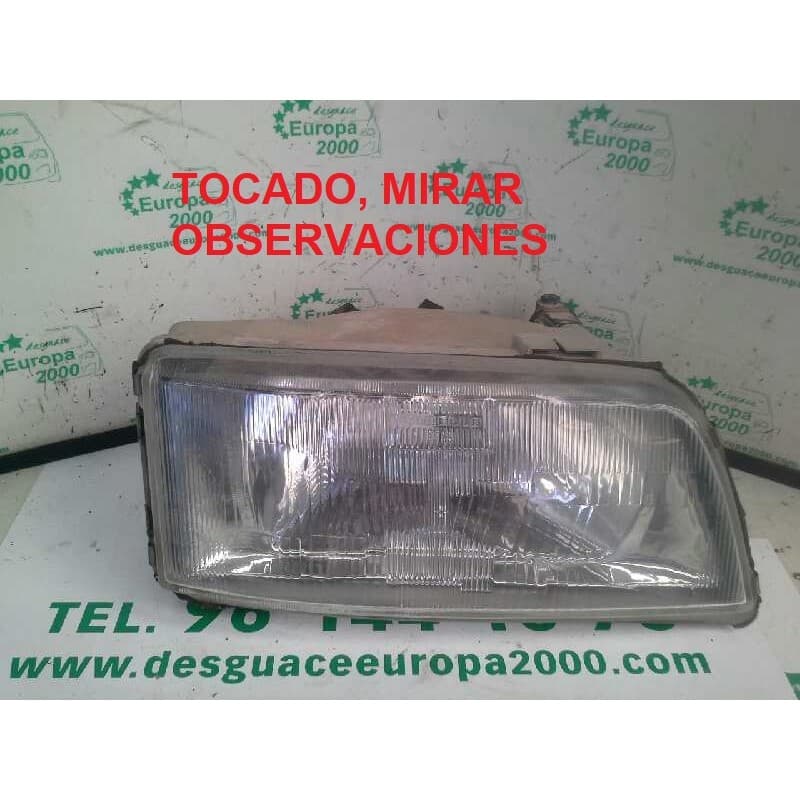 Recambio de faro derecho para fiat ducato caja cerrada (desde 03.94) 1.9 turbodiesel referencia OEM IAM - Blanco