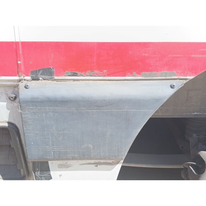 Recambio de moldura paragolpe trasera para renault master kombi l2h2 3,5t referencia OEM IAM - Blanco