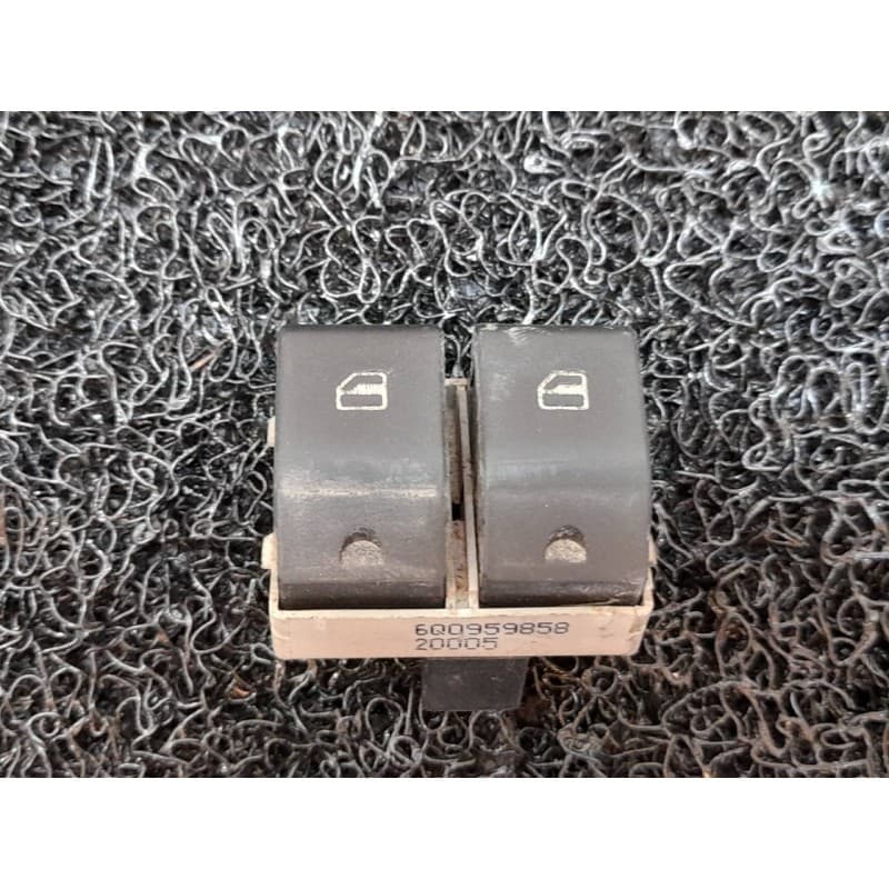 Recambio de mando elevalunas delantero izquierdo para volkswagen fox (5z1) básico referencia OEM IAM 6Q0959858 - Rojo