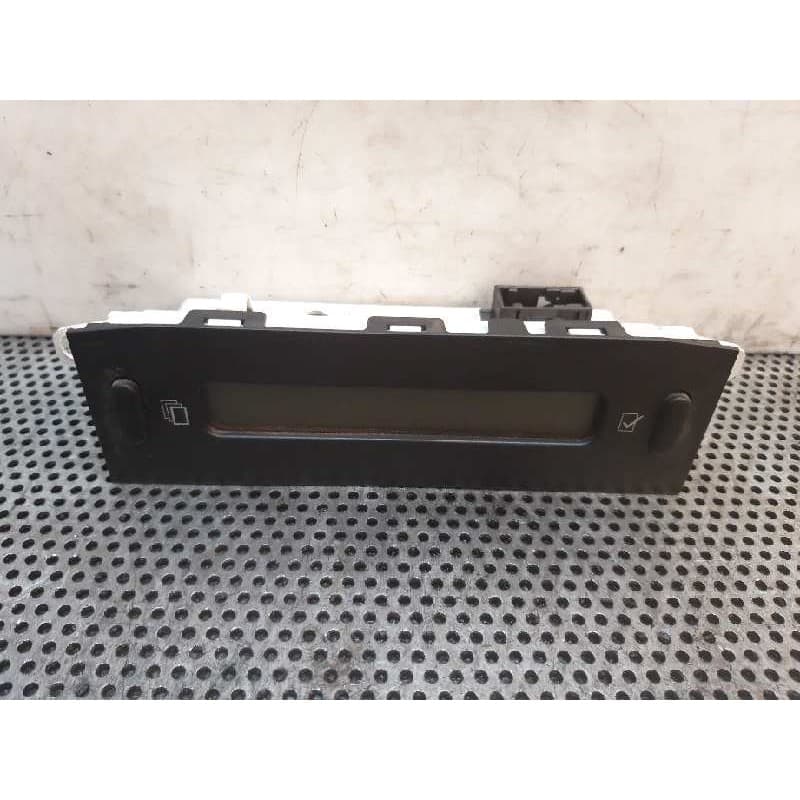 Recambio de pantalla multifuncion para citroën c3 pluriel 1.6 16v sensodrive referencia OEM IAM 9647409477 - Gris