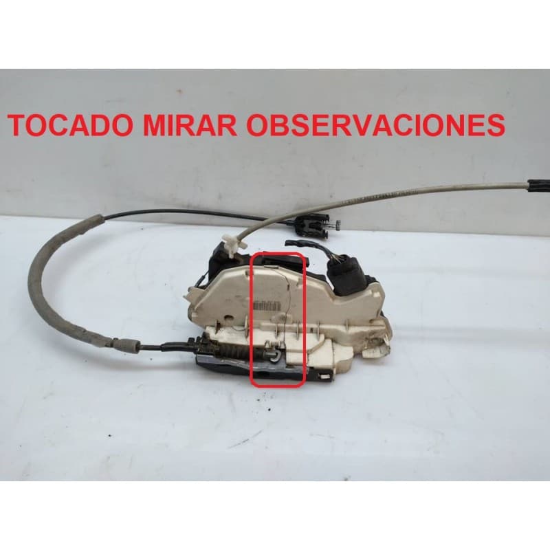Recambio de cerradura puerta delantera izquierda para seat ibiza st (6j8) style referencia OEM IAM 5N1937015C - Negro
