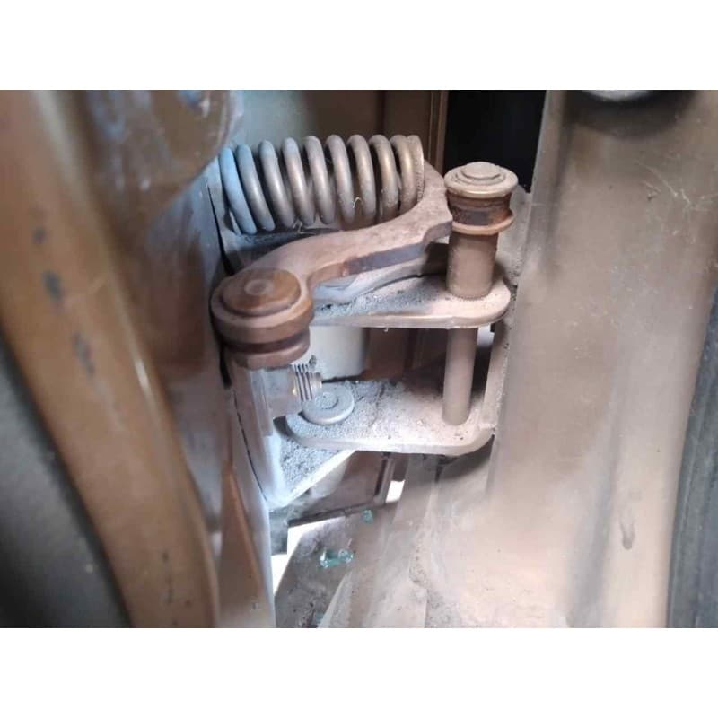 Recambio de retenedor puerta delantera izquierda para chevrolet camaro cabrio piel referencia OEM IAM - Marrón