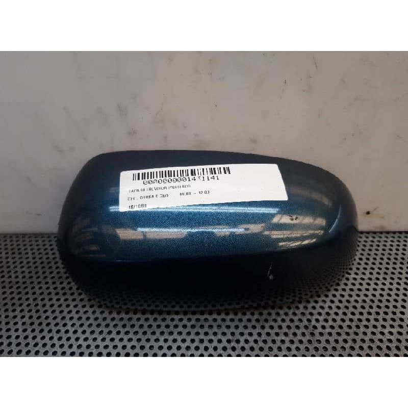 Recambio de tapa retrovisor izquierdo para opel corsa c club referencia OEM IAM - Azul