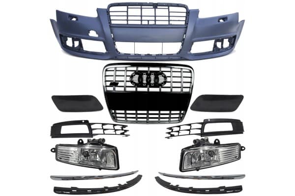 Cubierta de Parachoques Delantero para Audi A6 C6 4F FL 2008-2011 - Pintable, Alta Calidad usado