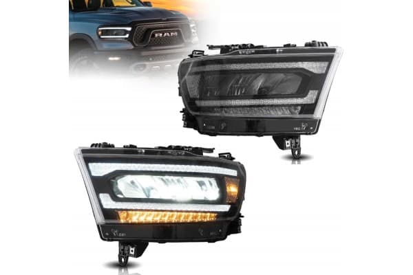 Faros delanteros LED para Dodge Ram 1500 2019-2023 homologados EU usado