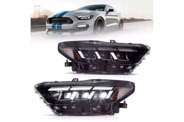 Juego de Faros Full LED, Izquierdo y Derecho, Estilo Vland EU S650 para Ford Mustang 2015-2017 usado