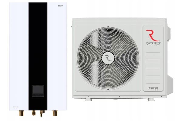 Bomba de calor Rotenso Heatmi Split 10 kW monofásica blanca usado