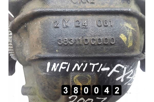 Diferencial Infiniti Fx45 2007 3.5 Gasolina 383110c000 usado