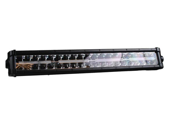Barra de luz de conducción y trabajo con soporte inferior doble fila 120W 22 usado