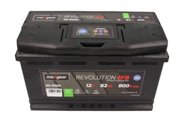 Batería Maxgear Start Stop 12V 82Ah 800 A Efb usado