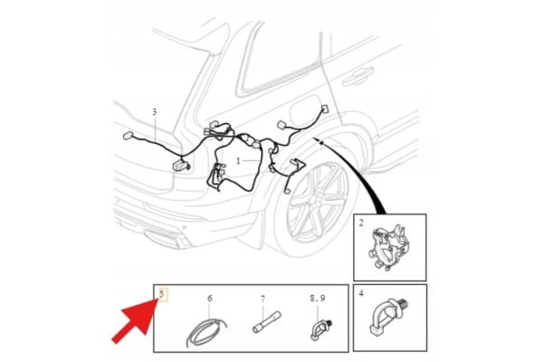 Kit de reparación del arnés eléctrico de freno para Volvo S60 V60 S90 V90 XC60 XC90 II OE usado