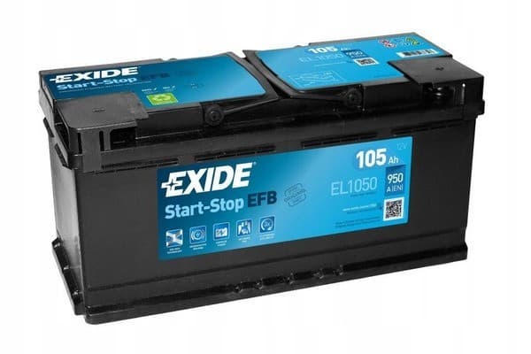 Batería Exide EL1050 usado