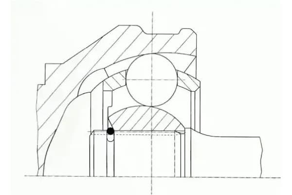 Kit de junta de eje de transmisión Lobro 306276 usado