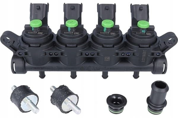 Riel Inyector de Gas Landi Renzo GIRS12 4 cilindros S verde 19-22 kW usado
