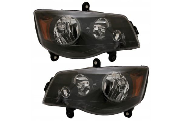 Juego de Faros Negros para Chrysler Town Country 2008-2015 usado