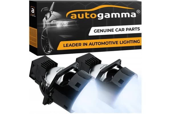 Faros Proyector Bi-LED Auto Gamma 3 24V 6000K - Juego de 2 Piezas usado