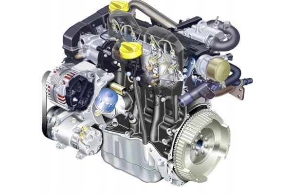 Motor 1.5 DCI Dacia Logan Sandero Dokker con arranque delantero Delphi Euro 4 usado