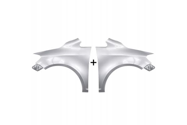 Guardabarros para VW Golf Plus Izquierdo y Derecho LA7W 05-14 Nuevo Pintado Juego