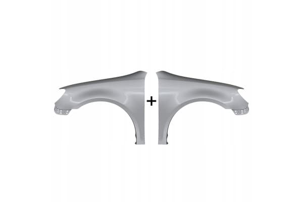 Guardabarros para VW Golf 6 VI Izquierdo y Derecho LA7T 08-13 Pintados Juego usado