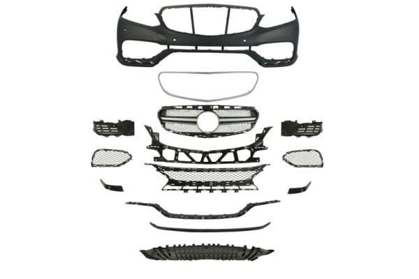 Parachoques delantero Blic 5510-00-3529902KP con tira roja Amg Styling para Mercedes E-Class W212 02.13-05.16 usado