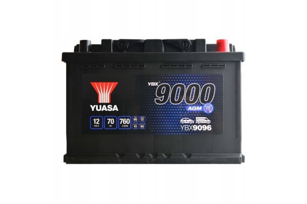 Batería Yuasa YBX9096 12V 70Ah 760A Agm usado