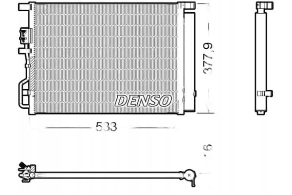 Condensador de aire acondicionado Denso DCN41018 usado