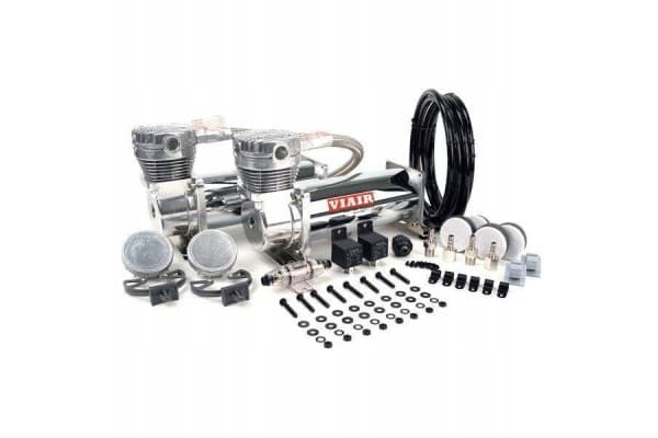 2 Compresores Viair 444C Cromados - Pack Doble usado
